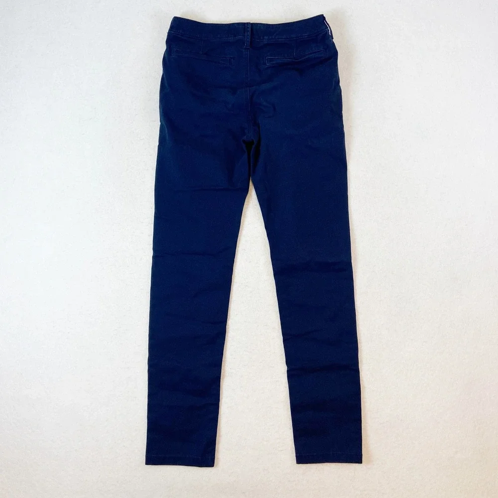 Abercrombie Kids Chino Pants Navy Blue Size 13 14 Long‎ Adjustable Waist